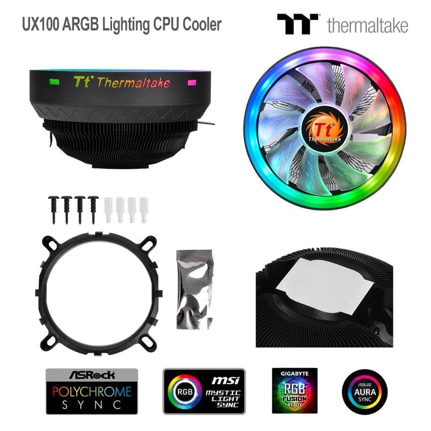 Cooler Cpu Thermaltake Ux Argb Pin